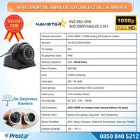 Metal Kasa AHD 1080P ve Analog Pal Çevirilebilir 4 Pin Gece Görüşlü Yan, Ön ve Arka Uyumlu Full HD Kamera