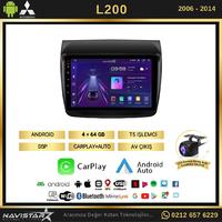 Mitsubishi L200  2006-2014 Model 4GB + 64GB Android 13 Kablosuz Carplay Navigasyon Multimedya Sistemi 