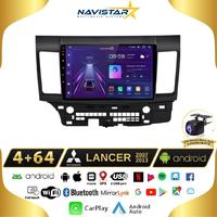 Mitsubishi Lancer  20072013 Model 4GB + 64GB Android 13 Kablosuz Carplay Navigasyon Multimedya Sistemi 