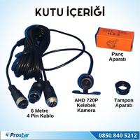 Navistar Ahd 720P 4 Pin Soketli Kelebek Ve Tampon Uyumlu 6 Mt 4 Pin Kablolu Kamera