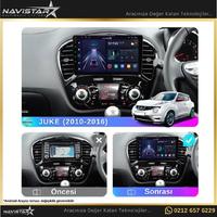 Nissan Juke  2010-2014 Model 2GB + 64GB Android 13 Kablosuz Carplay Navigasyon Multimedya Sistemi 