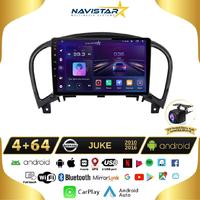 Nissan Juke  2010-2014 Model 4GB + 64GB Android 13 Kablosuz Carplay Navigasyon Multimedya Sistemi 