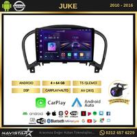 Nissan Juke  2010-2014 Model 4GB + 64GB Android 13 Kablosuz Carplay Navigasyon Multimedya Sistemi 