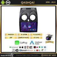 Nissan Qashqai Kablosuz Carplay 4GB + 64GB Android 13 2006-2013 Navigasyon Multimedya Sistemi