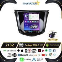 Nissan Qashqai Tesla 2014-2017 Model 2GB + 32GB Android 13 Kablosuz Carplay Navigasyon Multimedya Sistemi