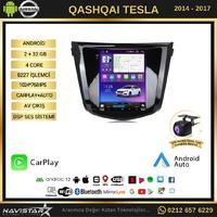 Nissan Qashqai Tesla 2014-2017 Model 2GB + 32GB Android 13 Kablosuz Carplay Navigasyon Multimedya Sistemi