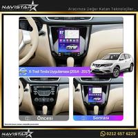 Nissan XTrail Tesla 2014-2017 Model 2GB + 32GB Kablosuz Carplay Navigasyon Multimedya Sistemi