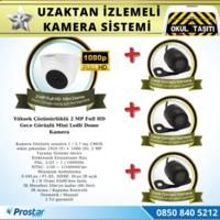 Okul Servis Kamera Sistemi Seti Uzaktan Izlemeli 4 Kameralı 7" Hdmi Monitör 320 Gb Harddisk Dahil