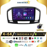 Opel İnsignia 2009-2013 Model 4+64 GB Android 13 Kablosuz Carplay Navigasyon Multimedya Sistemi 