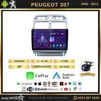 Peugeot 307  2002-2013 Model 2GB + 64GB Android 13 Kablosuz Carplay Navigasyon Multimedya Sistemi 