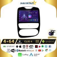 Renault Clio 4 Kablosuz Carplay 4GB + 64GB Android 13 Navigasyon Multimedya Sistemi 2016-2019 