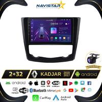 Renault Kadjar  2015-2017 Model 2GB + 64GB Android 13 Kablosuz Carplay Navigasyon Multimedya Sistemi 