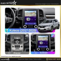 Renault Koleos Tesla 2017-2020 Model 2GB + 32GB Android 13 Kablosuz Carplay Navigasyon Multimedya Sistemi 