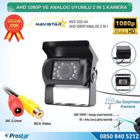 Şapkalı AHD 1080P ve Analog Pal Çevirilebilir Gece Görüşlü AV girişli Metal Ayaklı Full HD Kamera