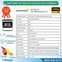 Şapkalı AHD 1080P ve Analog Pal Çevirilebilir Gece Görüşlü AV girişli Metal Ayaklı Full HD Kamera