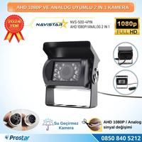 Şapkalı AHD 1080P ve Analog Pal Çevirilebilir Gece Görüşlü Metal Ayaklı Full HD Kamera