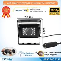 Şapkalı AHD 1080P ve Analog Pal Çevirilebilir Gece Görüşlü Metal Ayaklı Full HD Kamera