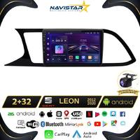 Seat Leon 2+64GB Kablosuz Carplay 2012-2020 Android 13 Navigasyon Multimedya Sistemi 