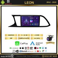 Seat Leon 2012-2020 Model 2GB + 64GB Android 13 Kablosuz Carplay Navigasyon Multimedya Sistemi 