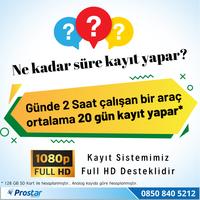 Servis Araçları Için 7 Inç Dörde Bölünebilir Kayıtlı 256 Gb Destekli Ekran