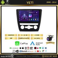 Skoda Yeti 2009-2014 Model 2+64GB Android 13 Kablosuz Carplay Navigasyon Multimedya Sistemi 