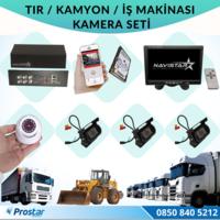 Tır Kamyon İş Makinası Için Uzaktan İzlemeli 4 Kameralı 1 Tb Harddisk Kamera Seti