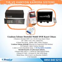 Tır Ve Kamyonlar Için Uzaktan İzlemeli 4 Kameralı 1 Tb Harddisk Kamera Seti