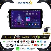 Toyota Auris 2006-2012 Model 2+64GB Android 13 Kablosuz Carplay Navigasyon Multimedya Sistemi 