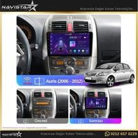 Toyota Auris 2006-2012 Model 2+64GB Android 13 Kablosuz Carplay Navigasyon Multimedya Sistemi 