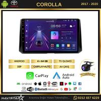 Toyota Corolla 2017-2020 Model 4GB + 64GB Android 13 Kablosuz Carplay Navigasyon Multimedya Sistemi 