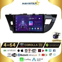 Toyota Corolla 4GB + 64GB Kablosuz Carplay 2014-2016 Android 13 Navigasyon Multimedya Sistemi