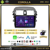 Toyota Corolla 4GB + 64GB Kablosuz Carplay Android 13 Navigasyon Multimedya Sistemi