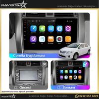 Toyota Corolla Kablosuz Carplay 2+64GB Android 13 Navigasyon Multimedya Sistemi