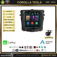 Toyota Corolla Tesla 2007-2014 Model 2GB + 32GB Kablosuz Carplay Navigasyon Multimedya Sistemi