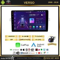 Toyota Verso 2009-2018 Model 4GB + 64GB Android 13 Kablosuz Carplay Navigasyon Multimedya Sistemi 