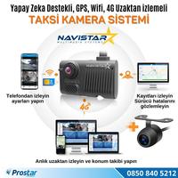 Uzaktan izlemeli 3 Kameralı Wifi GPS 4G Yapay Zeka destekli Akıllı Dashcam Taksi Kamera Sistemi