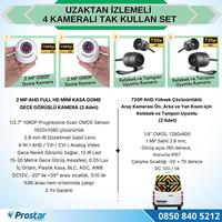 Uzaktan Izlemeli 4 Kameralı Wifi 4G 1 Tb Harddisk 7 Inç Ekranlı Araç Kamera Seti