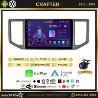 Volkswagen Crafter 2+64GB Android 13 Kablosuz Carplay 2017-2022 Navigasyon Multimedya Sistemi 