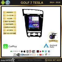 Volkswagen Golf 7 Tesla 2014-2018 Model 2GB + 32GB Kablosuz Carplay Navigasyon Multimedya Sistemi