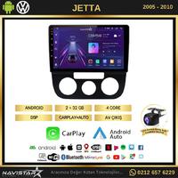 Volkswagen Jetta 2+64GB Android 13 Kablosuz Carplay 2005-2010 Navigasyon Multimedya Sistemi 