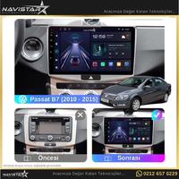 Volkswagen Passat B7 2+64GB Android 13 Kablosuz Carplay 2010-2015 Navigasyon Multimedya Sistemi 