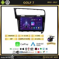 Vw Golf 7  Kablosuz Carplay 2+32 GB Android 13 Navigasyon Multimedya Sistemi