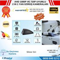 Yan Araç Kamerası AHD 1080P ve 720P Full HD Mini (Silver Gri) Özel Tasarım