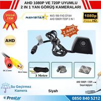 Yan Araç Kamerası AHD 1080P ve 720P Full HD Mini (Siyah) Özel Tasarım