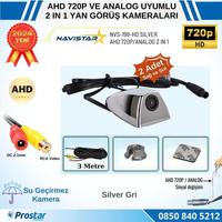 Yan Araç Kamerası AHD 720P ve Analog PAL Mini (Silver Gri) Özel Tasarım