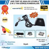 Yan Araç Kamerası AHD 720P ve Analog PAL Mini (Siyah) Özel Tasarım