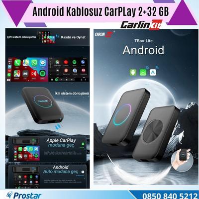 3 in 1 Carlinkit CPC200 Tbox Lite Android 2 GB 32 GB Android Auto Apple Carplay Ai kutusu 512 GB SD kart destekli