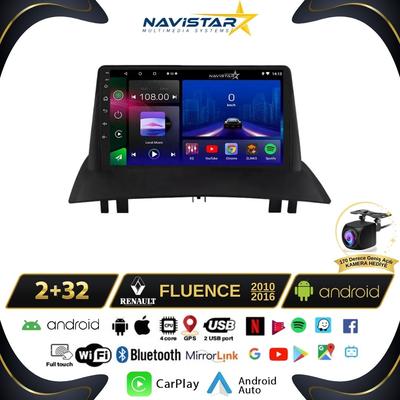 Fluence Kablosuz Carplay 2+64GB Android 13 Navigasyon Multimedya Sistemi