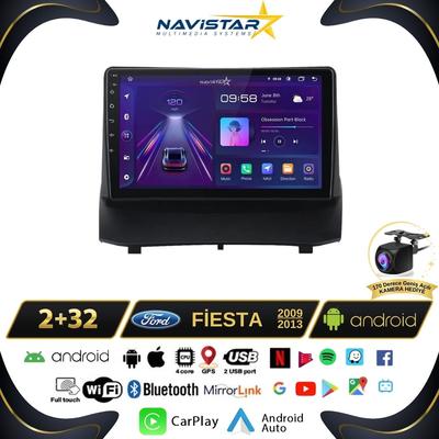 Ford Fiesta  2009-2013 Model 2GB + 64GB Android 13 Kablosuz Carplay Navigasyon Multimedya Sistemi 