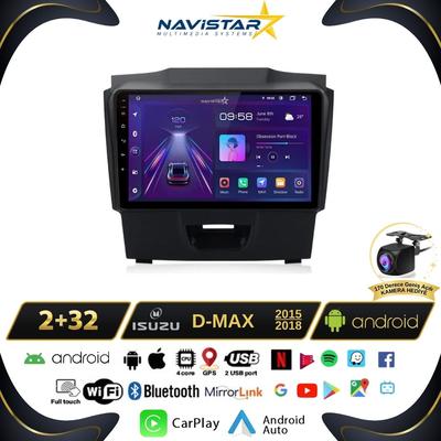 Isuzu DMax 2015-2018 Model 2GB + 64GB Android 13 Kablosuz Carplay Navigasyon Multimedya Sistemi 